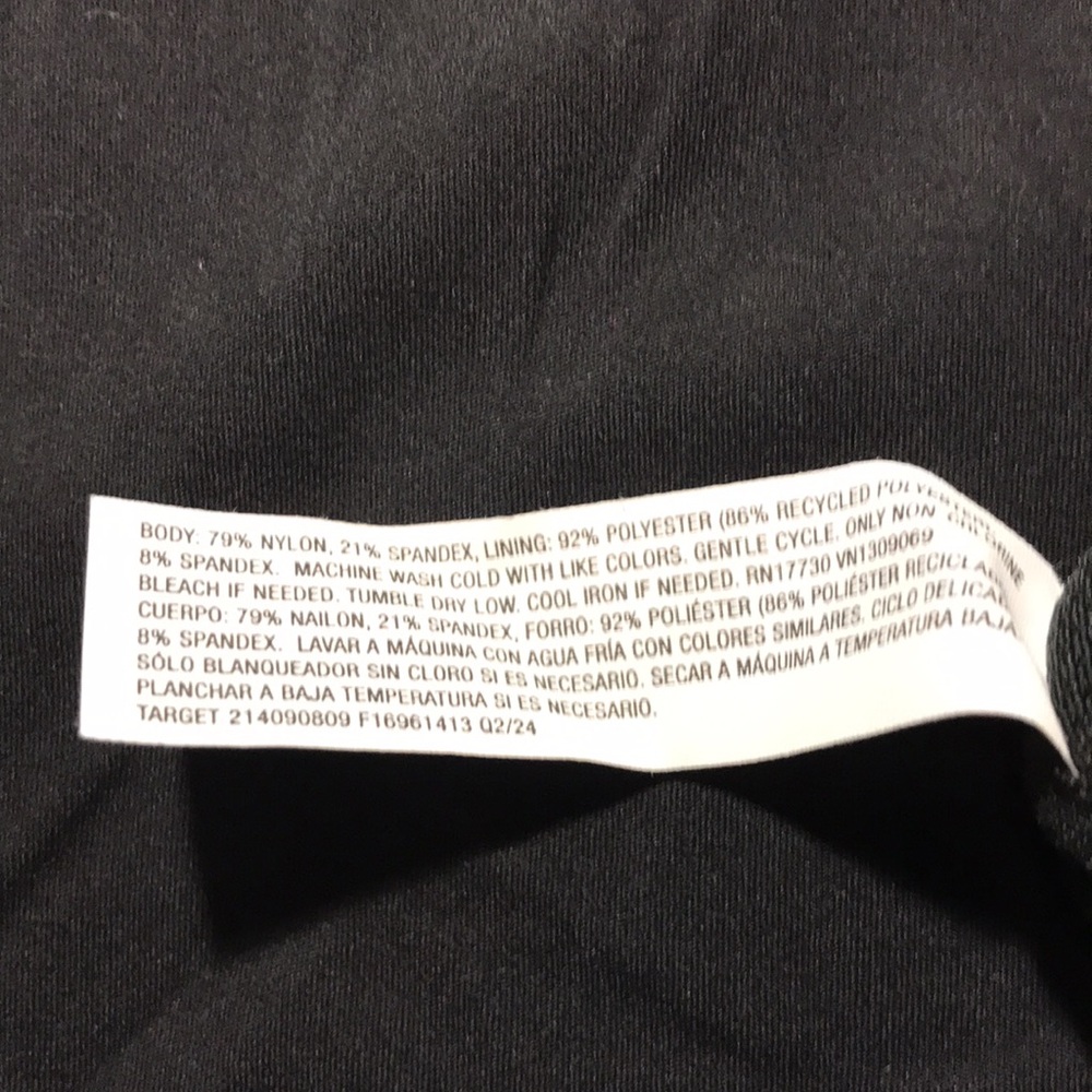 NEW SIZES All In Motion Luxe Everyday Soft Full Length Black Active Bodysuit NWT - Picture 9 of 12